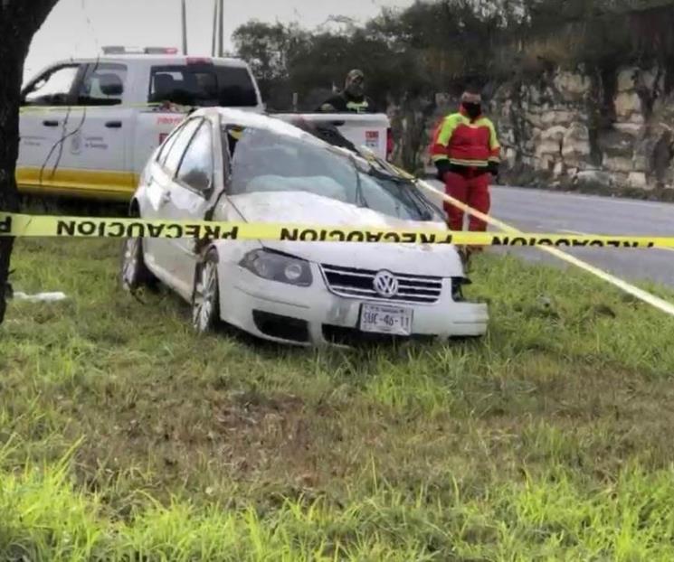 Fallece Conductor Tras Volcarse En Santiago