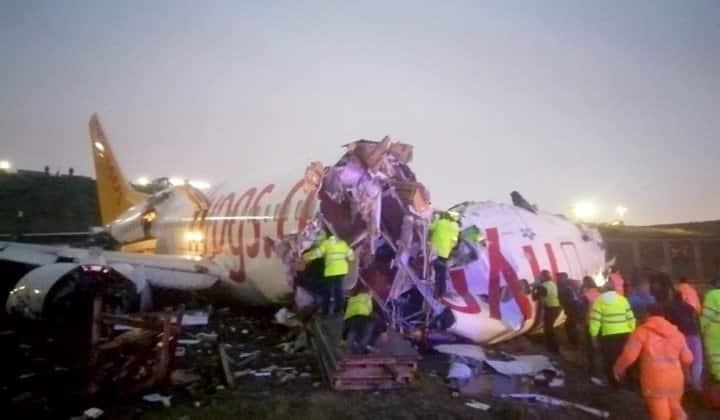 Deja accidente aéreo un muerto y 137 heridos