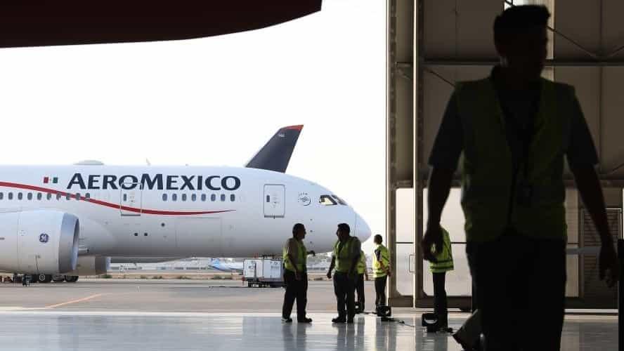 Reporta Aeroméxico disminución de 2.1 por ciento de ingresos