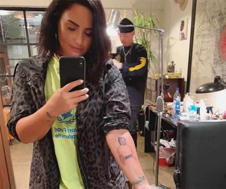 Demi Lovato muestra en redes tatuaje nuevo
