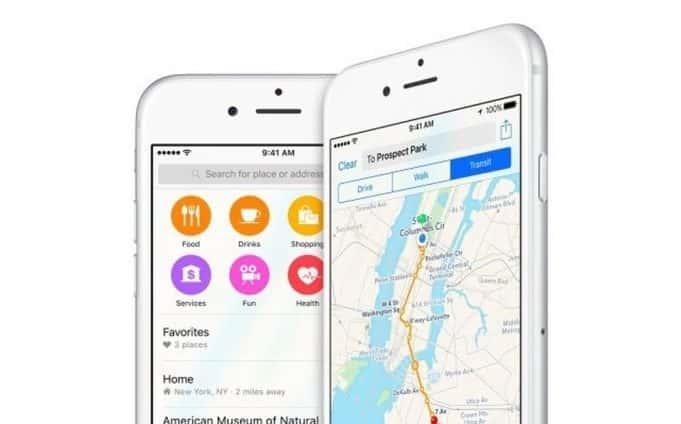 Apple actualiza su app de mapas