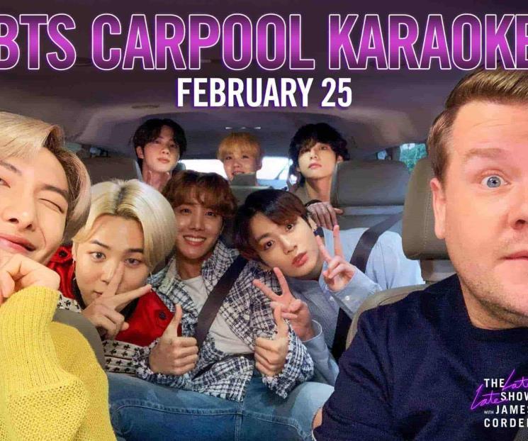 BTS debutará en “Carpool Karaoke”