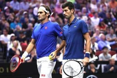 Lesión de Federer sorprende a Djokovic