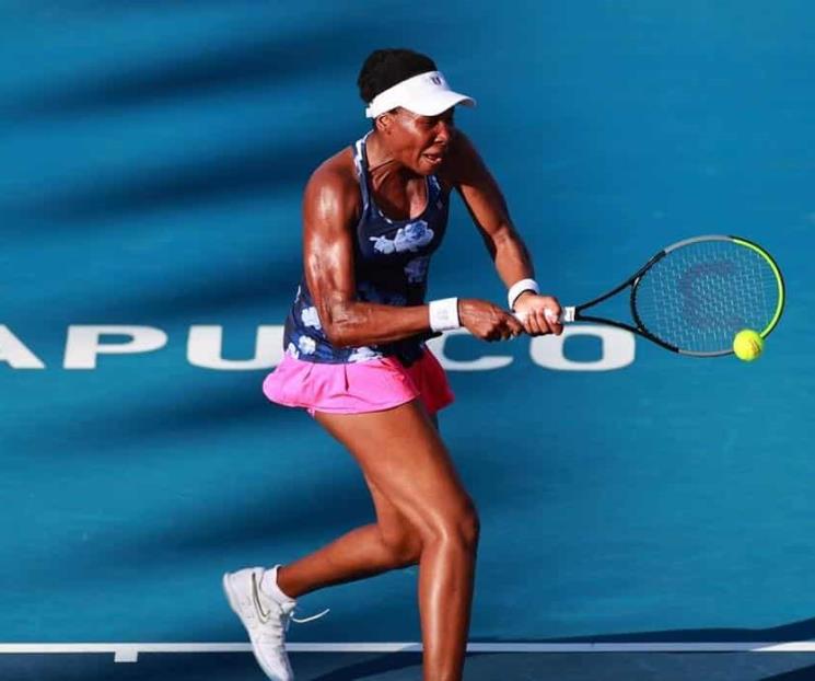 Venus Williams es eliminada en Acapulco