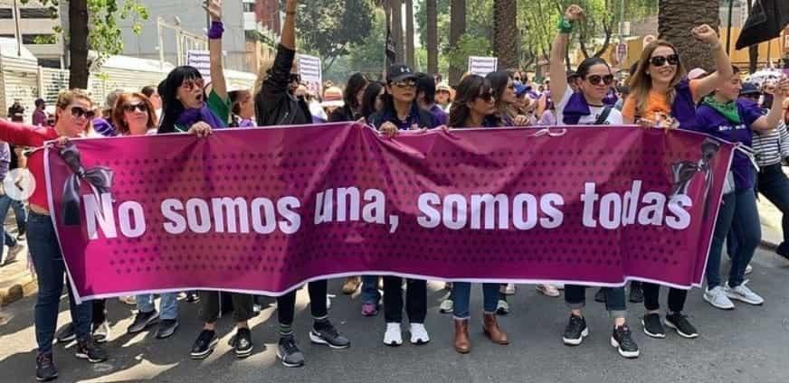 Adela Micha y Susana Zabaleta se suman a la marcha del 8M