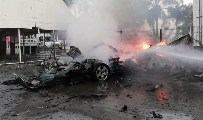 Explota coche bomba en Celaya