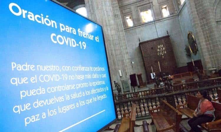 Difunden oración contra el Covid-19 en catedral