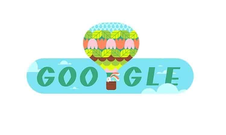 Google celebra el equinoccio de Primavera con un doodle