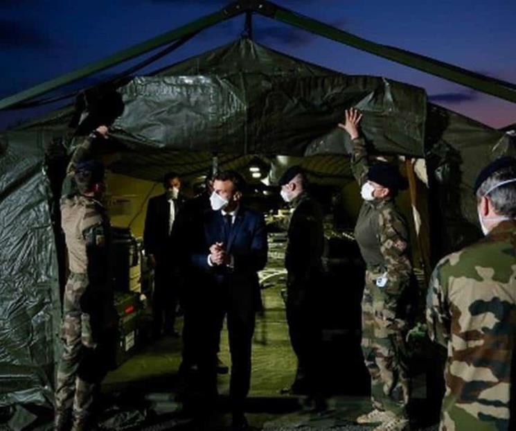 Movilizará Macron al ejército contra pandemia