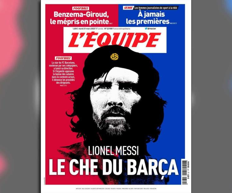 En Francia comparan a Lionel Messi con el “Che” Guevara