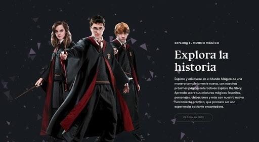 Crea  J.K. Rowling plataforma mágica
