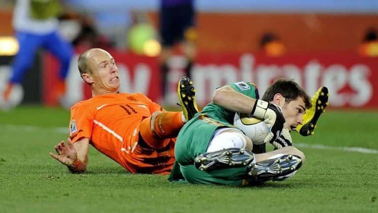 Mi mejor atajada fue ante Robben en el Mundial: Casillas