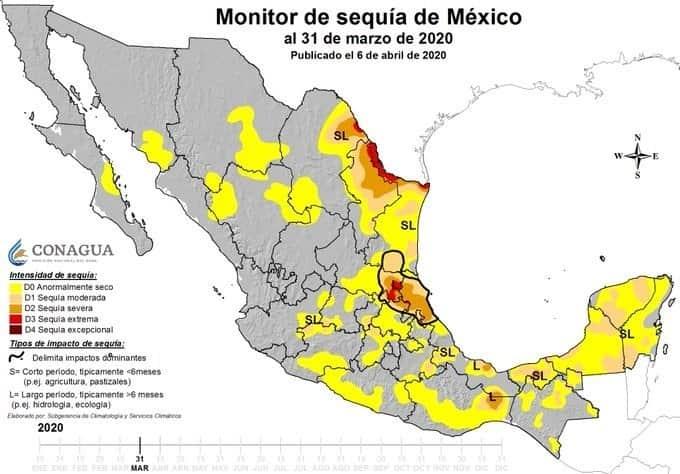 Inicia emergencia por sequía severa, informa Conagua