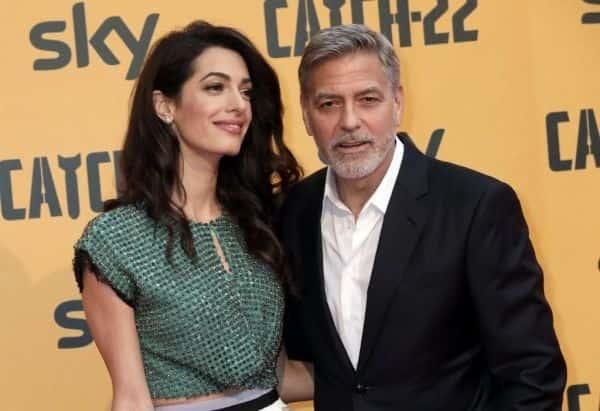 Amal y George Clooney donan 1 mdd en lucha contra Covid-19