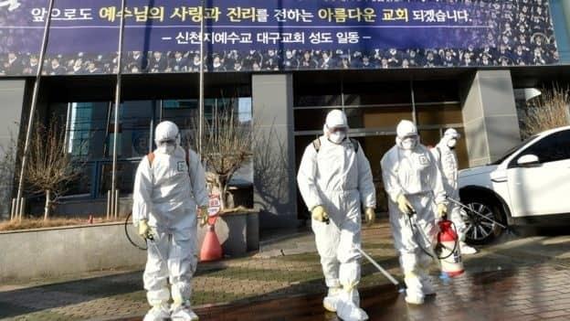 Corea del Sur registra 10.480 casos positivos de coronavirus