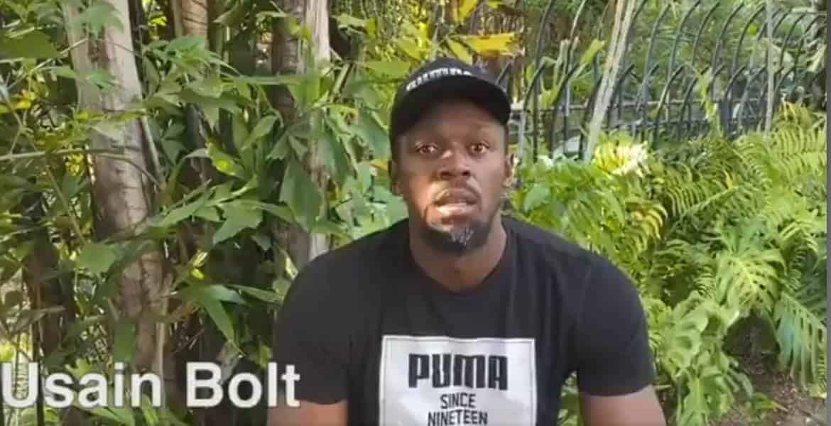 Usain Bolt participa en Teletón de Jamaica por Covid-19
