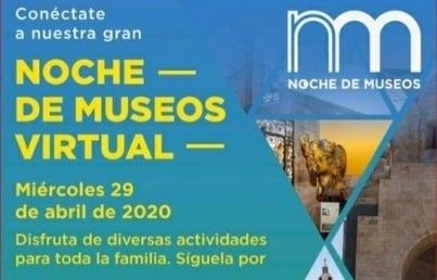 Noche de Museos tendrá formato virtual