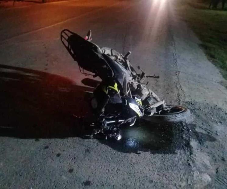 Muere motociclista en choque en Cadereyta