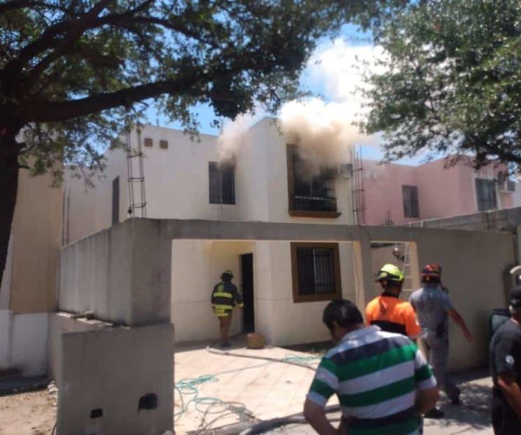 Provoca cortocircuito incendio en vivienda de García