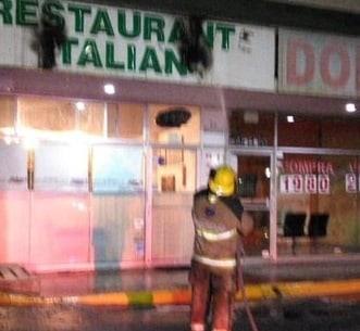 Se incendia restaurante en Colonia Las Brisas
