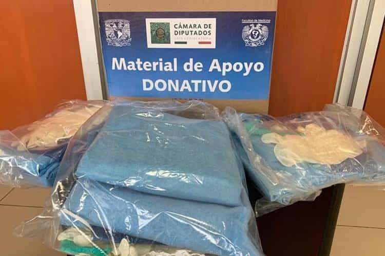 Recibe Insabi 50 mil kits donados por diputados