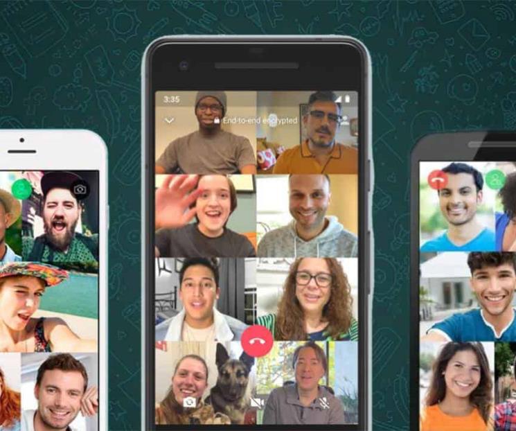 WhatsApp permitirá videollamadas con hasta 50 personas