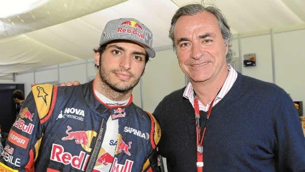 Carlos Sainz felicita a su hijo por llegar a Ferrari