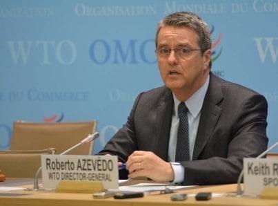 Renuncia Roberto Azevedo a Organización Mundial de Comercio