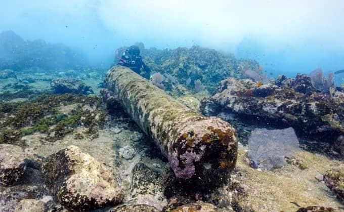 Hallan vestigios de velero de hace 200 años en Quintana Roo