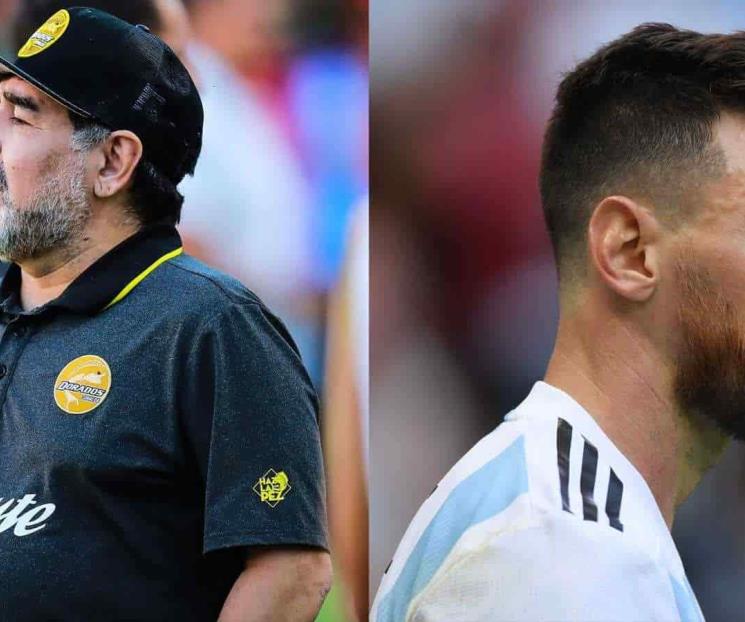 Extiende Maradona sus diferencias con Messi