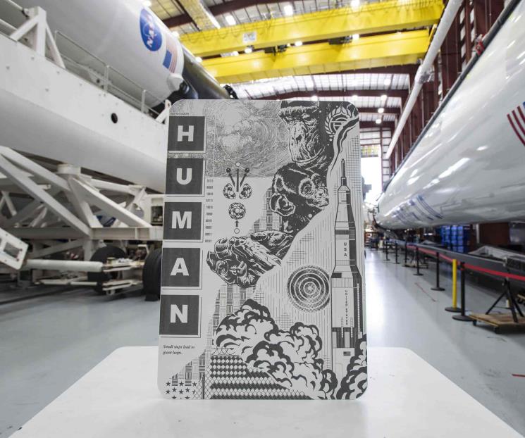 SpaceX y NASA: arte que viaja al espacio promoviendo amor