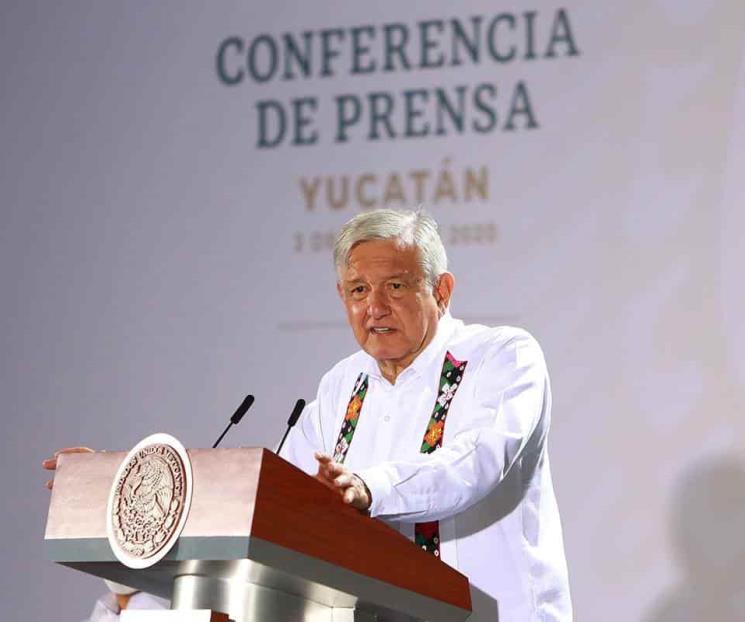 Destaca AMLO seguridad en Yucatán