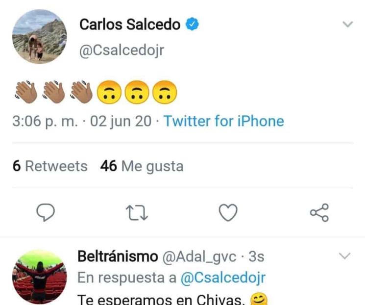Salcedo sube polémico tweet y se rumora su salida de Tigres