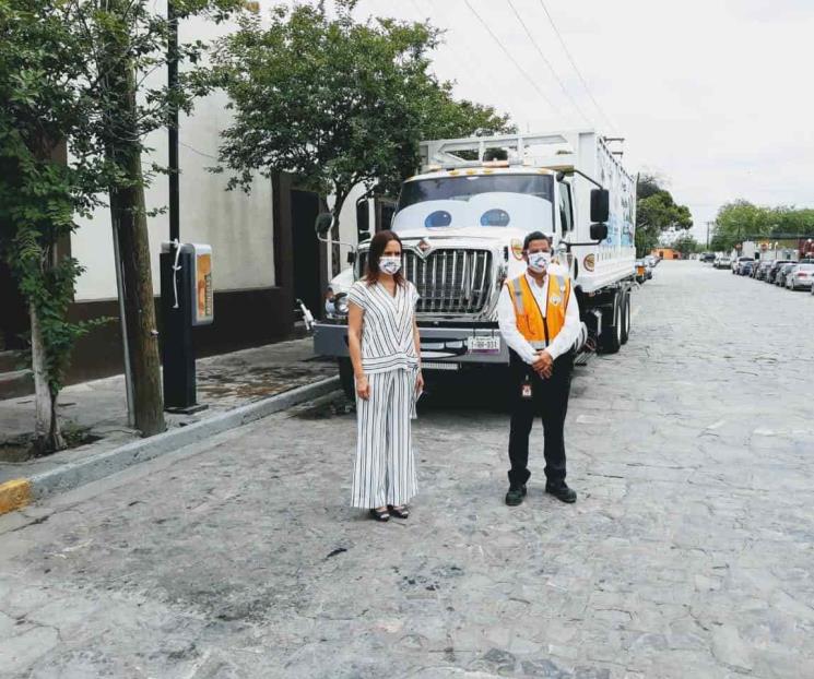 Recorrerá camión sanitizador calles de Escobedo
