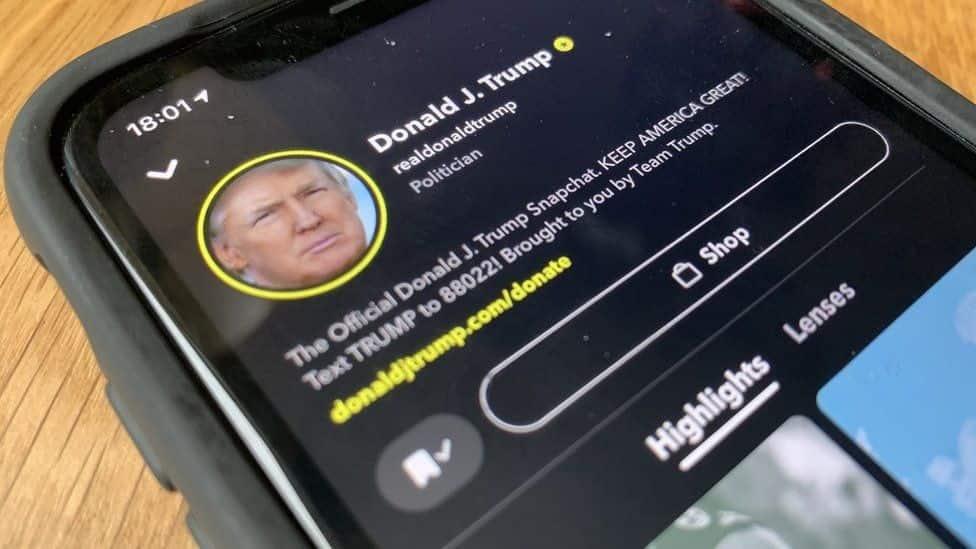 Se niega Snapchat  a promocionar contenido de Trump