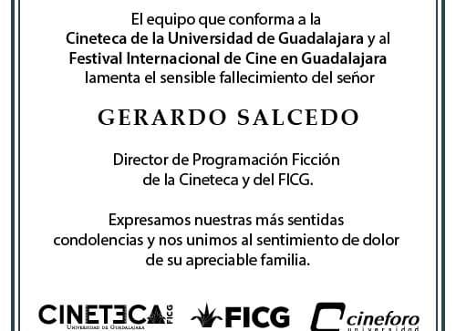 Fallece Gerardo Salcedo, cinéfilo reconocido y querido