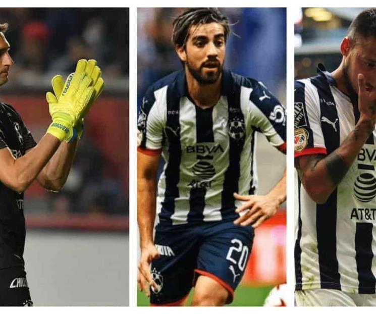 Monterrey  pierde a sus tres  referentes de últimos títulos
