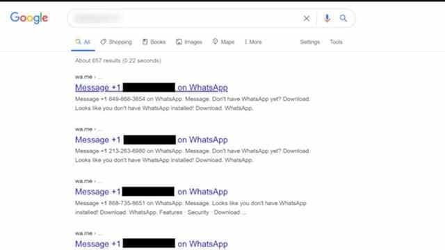 WhatsApp soluciona problema que revelaba números en Google
