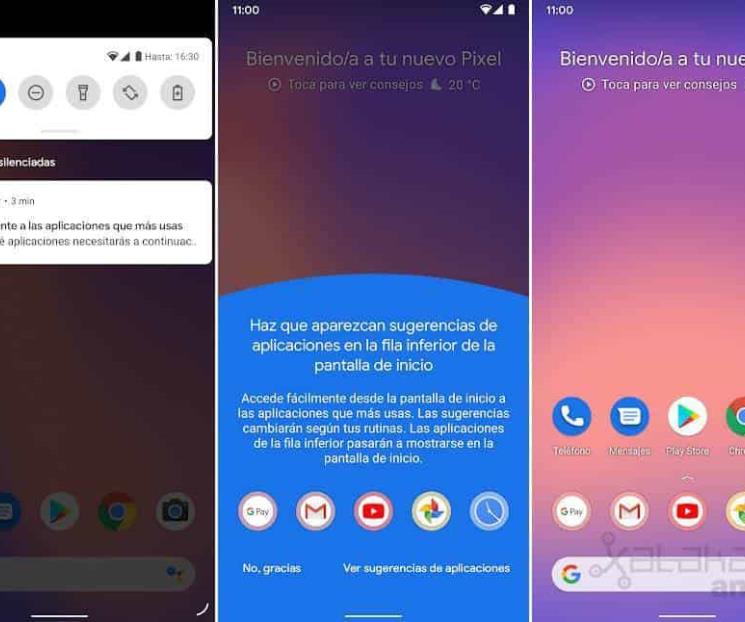 Pixel Launcher en Android 11 estrena nuevas sugerencias