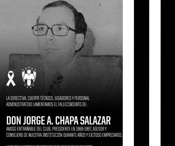 Fallece Jorge Chapa Salazar