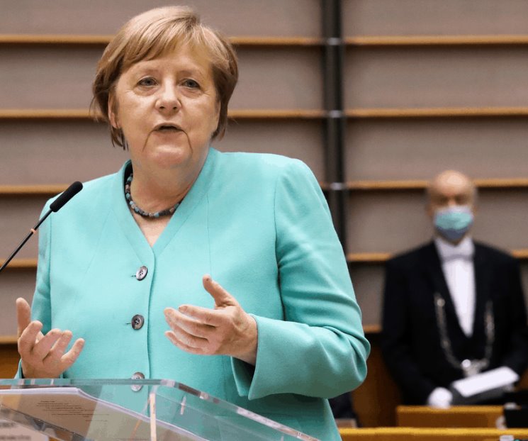 Merkel empuja a Europa frente a la pandemia