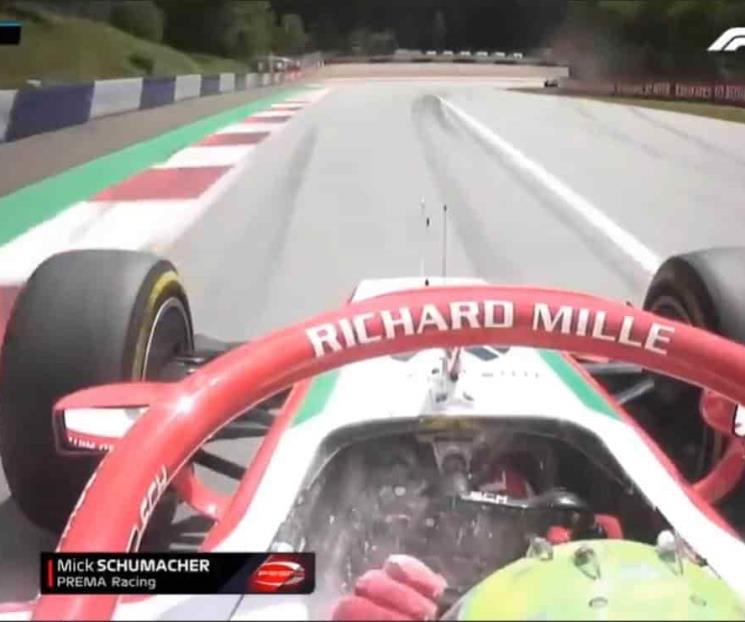 Hijo de Michael Schumacher sufre insólito incidente en la F2