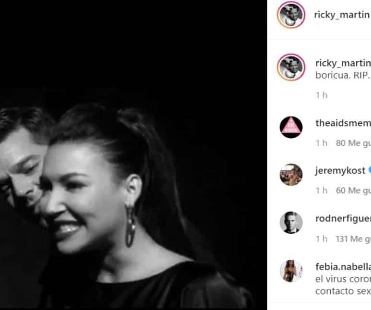 Ricky Martin dedica emotiva despedida a Naya Rivera