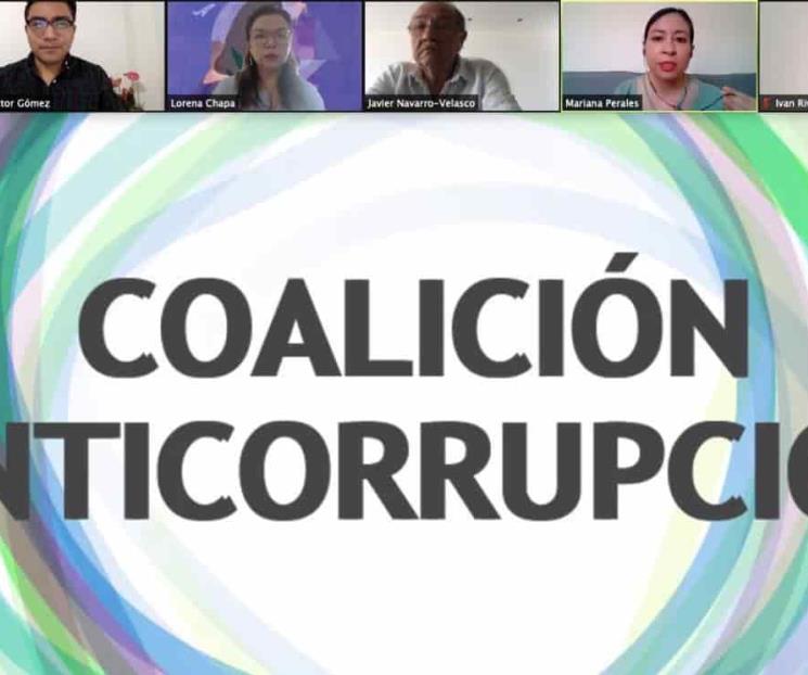 Advierte Coalición Anticorrupción sobre procedimiento ilegal