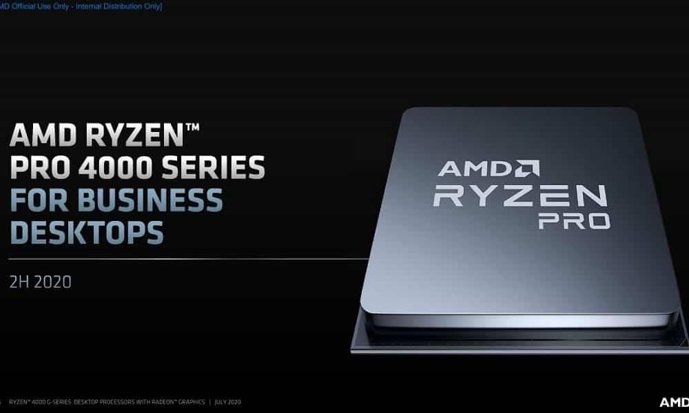 AMD lanza sus APUs Ryzen 4000 Pro