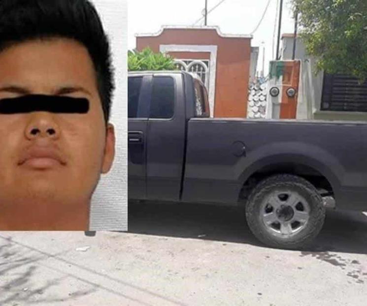Detienen a hombre por pintar camioneta robada en Apodaca