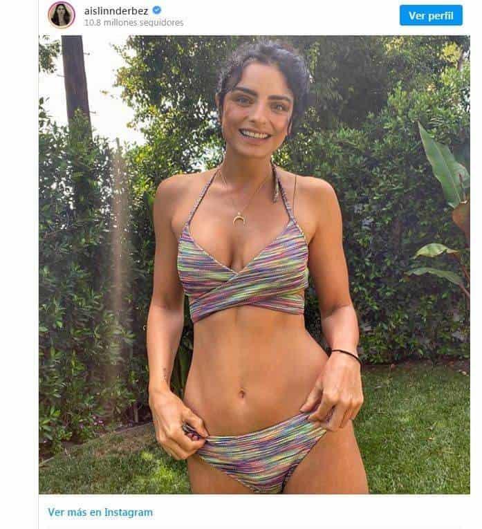 Aislinn Derbez presume bikini y cuerpazo en Instagram