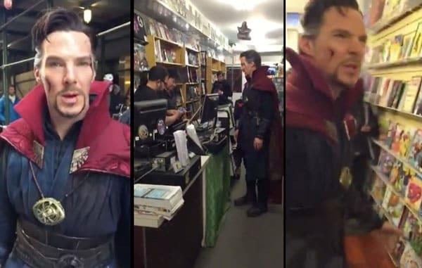 Doctor Strange sorprendió a fans en tienda