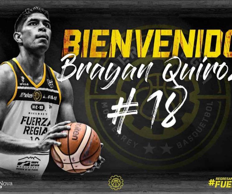 Brayan Quiroz seguirá en Fuerza Regia
