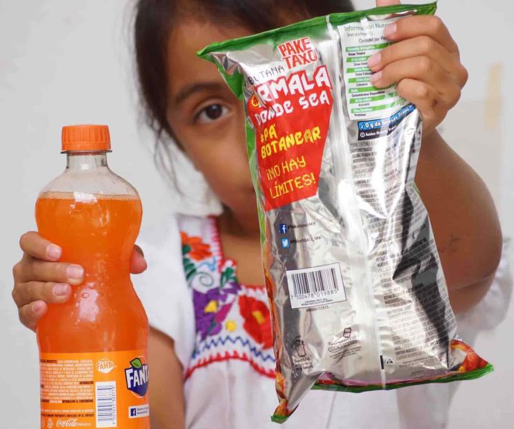 Prohíben en Oaxaca vender comida chatarra a niños